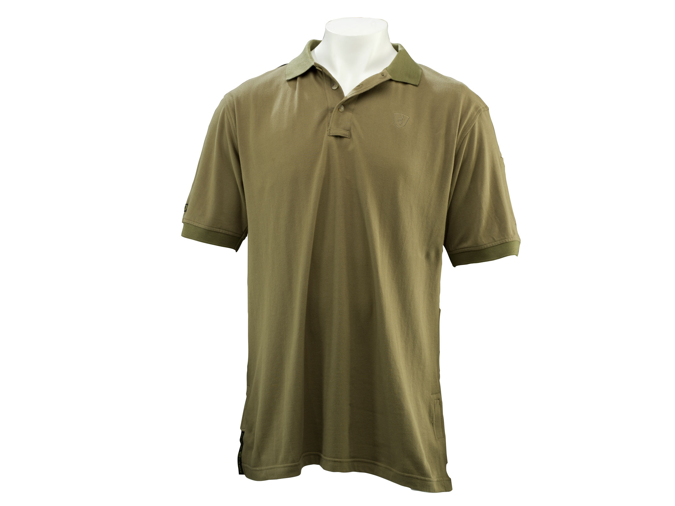 Browning Black Label Cotton Short Sleeve Polo Shirt Forest Medium