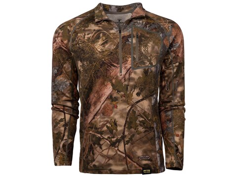 King's Camo Men's XKG Foundation 260 Merino 1/4 Zip Base Layer T-Shirt