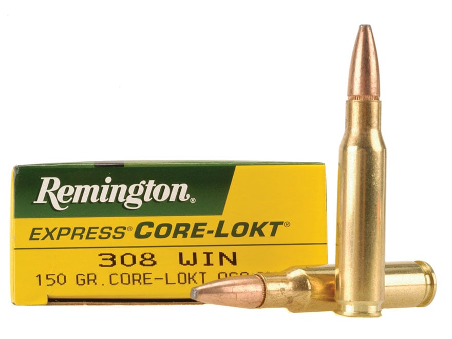 Remington Core-Lokt Ammo 308 Winchester 150 Grain Core-Lokt Pointed