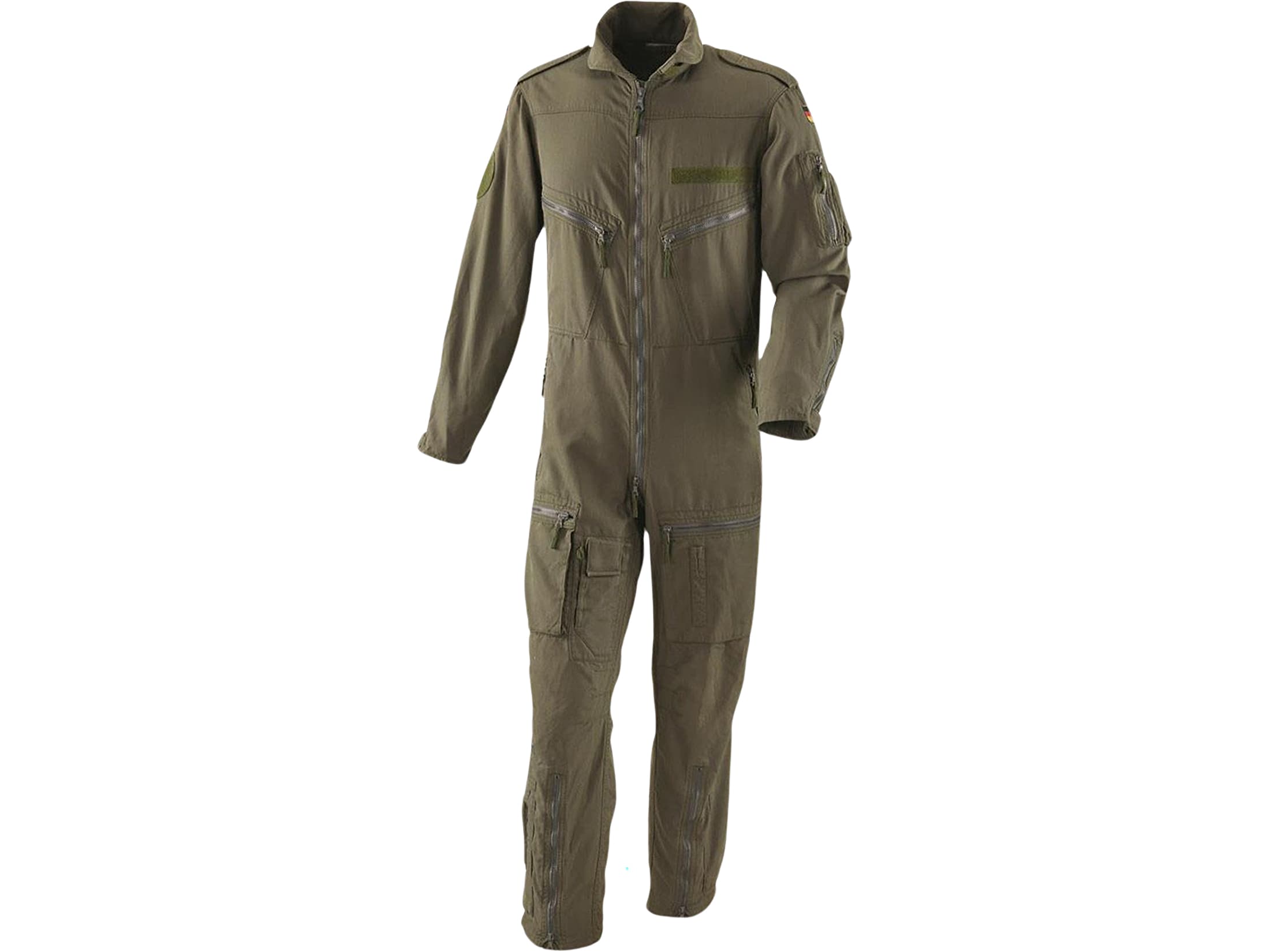 Military Surplus German Green Flight Coveralls Grade 2 Large