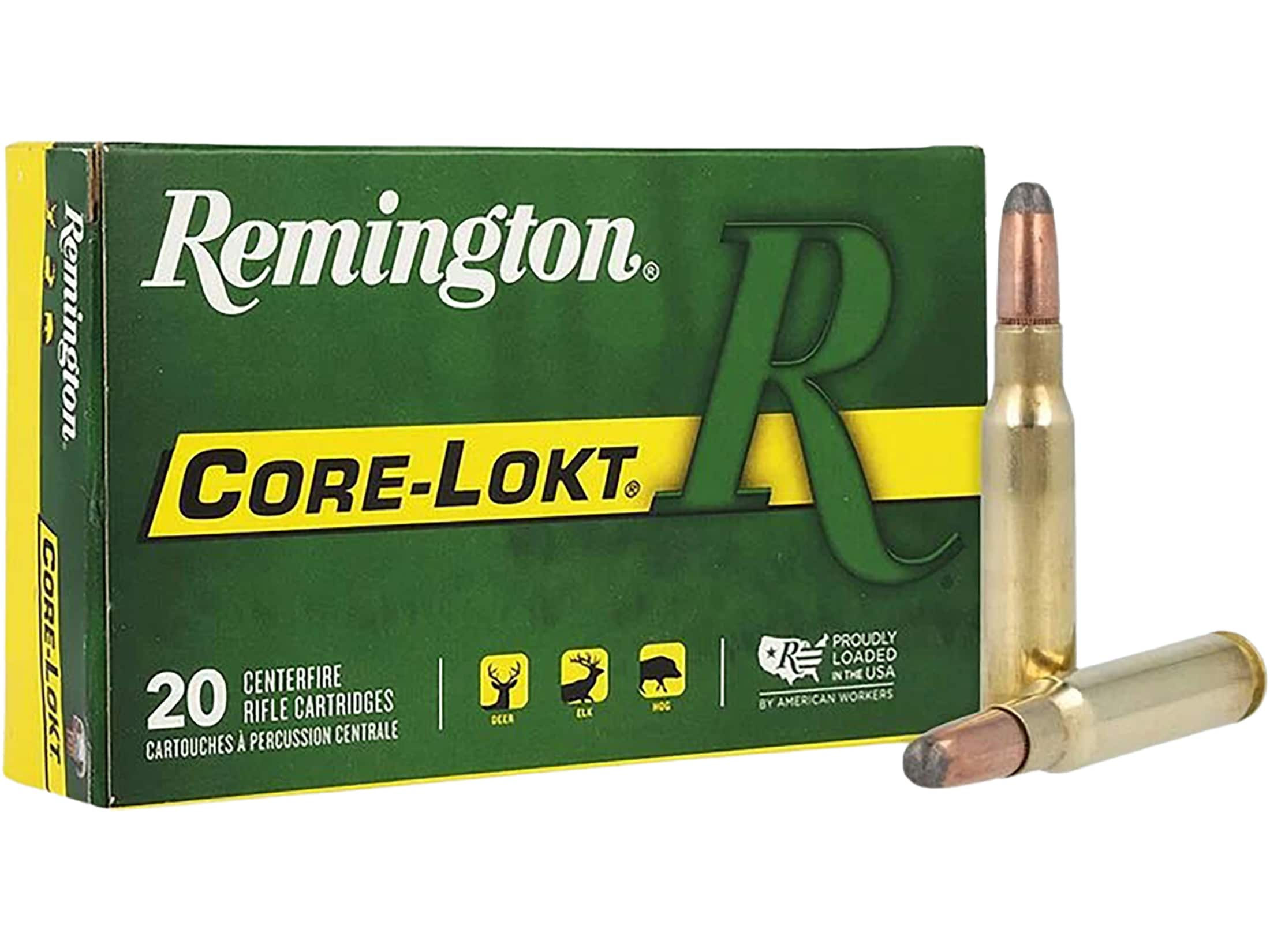 Remington Core-Lokt 308 Winchester Ammo 180 Grain Jacketed Soft Point