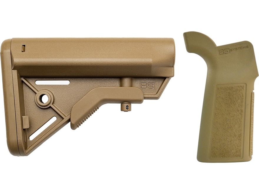 B5 Systems Bravo Collapsible AR-15 Stock with Type 23 Grip