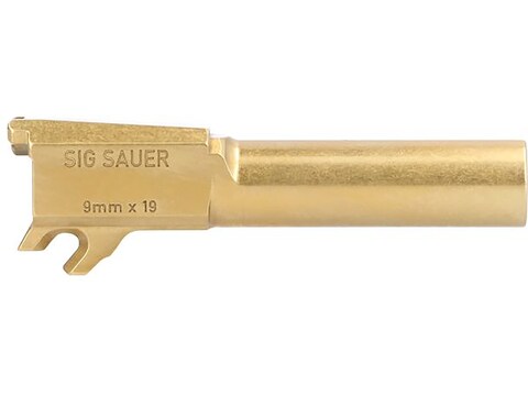 Sig Sauer Barrel P365, P365X 9mm Luger 3.1" Gold with Loaded Chamber Indicator
