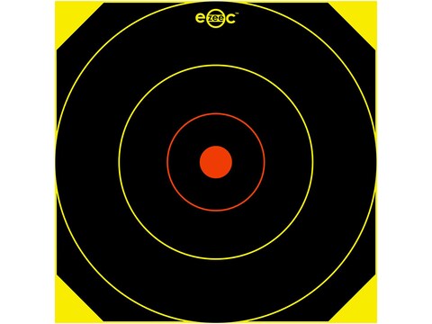 Birchwood Casey E-ZEE-C Self-Adhesive 10" Bullseye Target Pack of 100