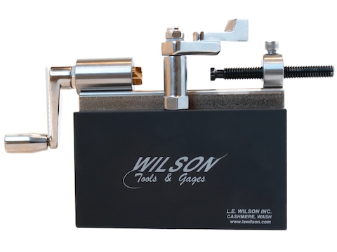 L.E. Wilson Case Trimmer Kit Stainless Steel with Titanium Nitride Coated Cutter