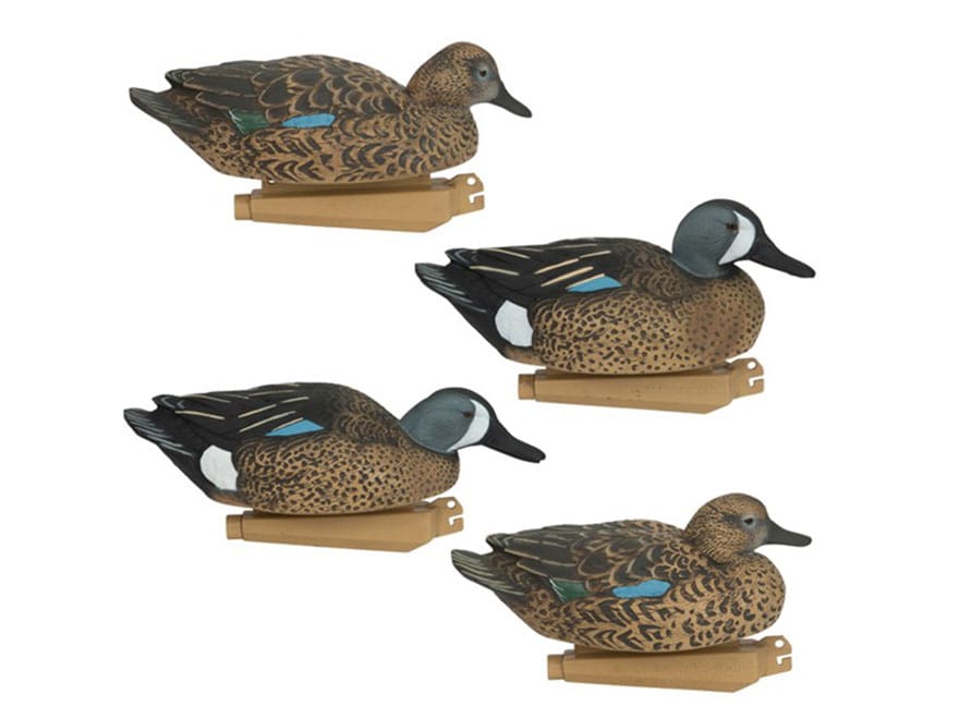 GHG ProGrade PreTexas Rigged BlueWinged Teal Duck Decoy 6PK