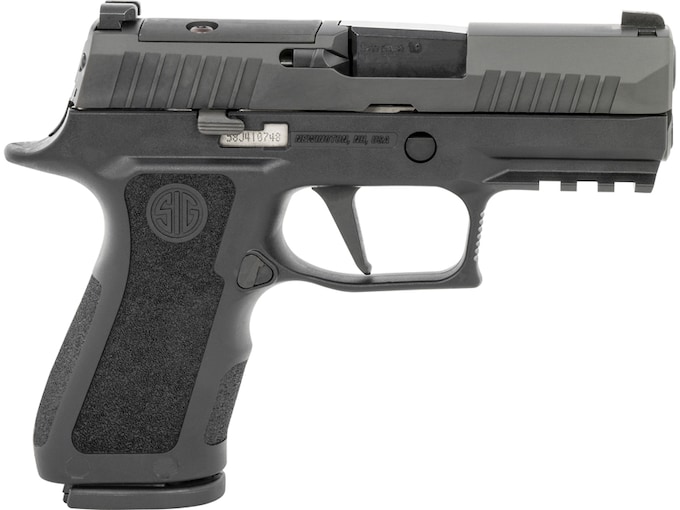 Sig Sauer P320 XCompact Optics Ready 9mm Luger Pistol 3.6″ Barrel 15+1 Round Nitron Slide Black Grip Stainless Frame – Open Box