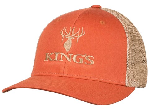King's Camo Men's Logo Trucker Flexfit Hat Cotton