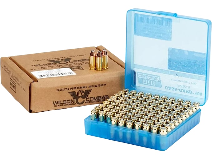 Wilson Combat Bill Wilson Signature Match 9mm Luger Ammo 115 Grain Hornady HAP Jacketed Hollow Point Box of 100