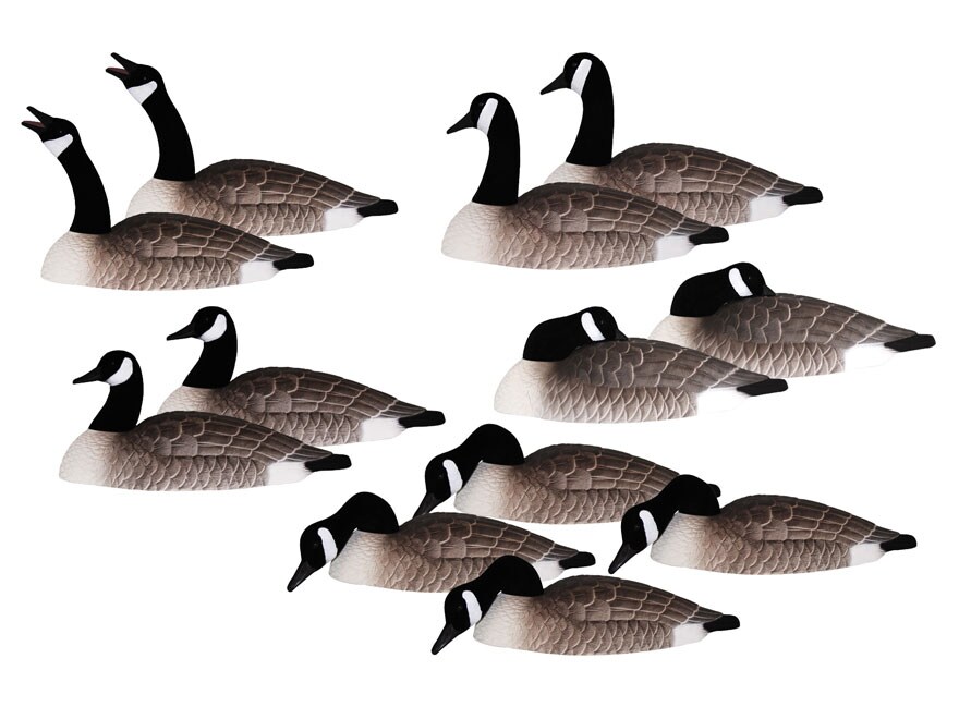 Hard Core Touchdown Canada Goose Shell Decoy Pack of 12