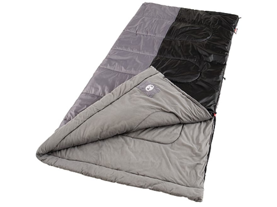 Coleman Biscayne 40-60 Degree Tall Sleeping Bag 39 x 84 Polyester Gray