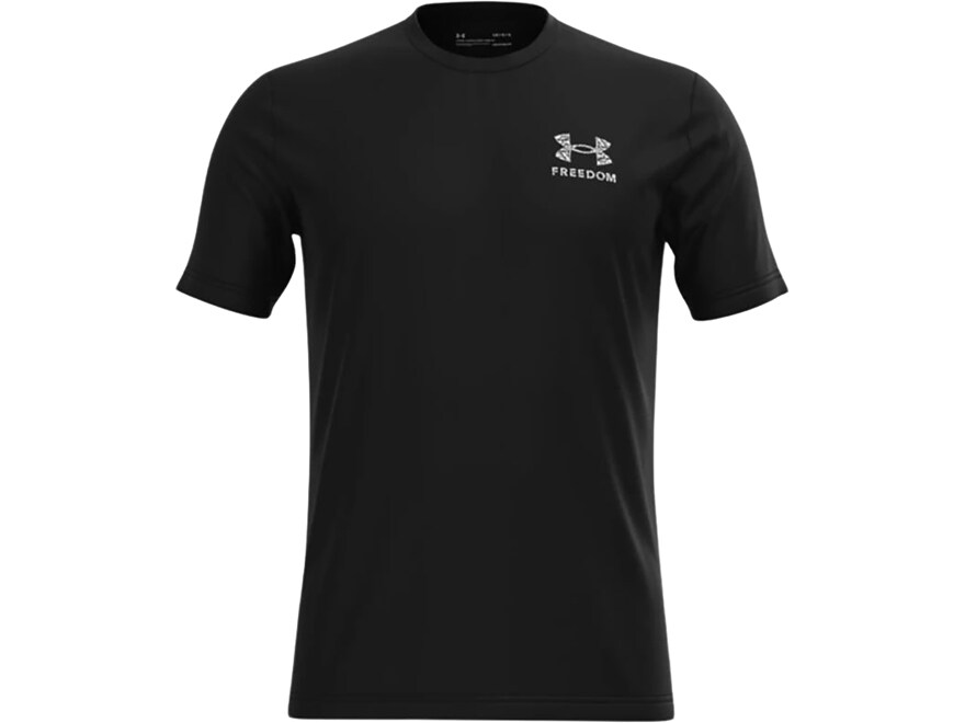 Under Armour Men's UA Whitetail Euro Flag Fill T-Shirt Black XL