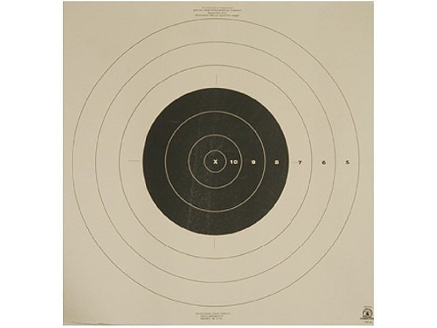 nra sr target dimensions