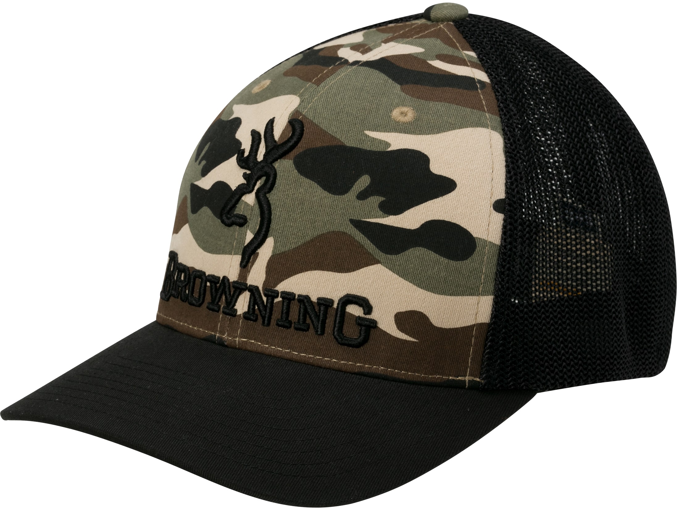 Browning Branded Camo Hat Camo Small/Medium