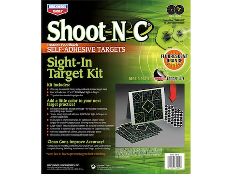 Birchwood Casey Shoot-N-C 12" Sight-In Targets Kit Pack of 4