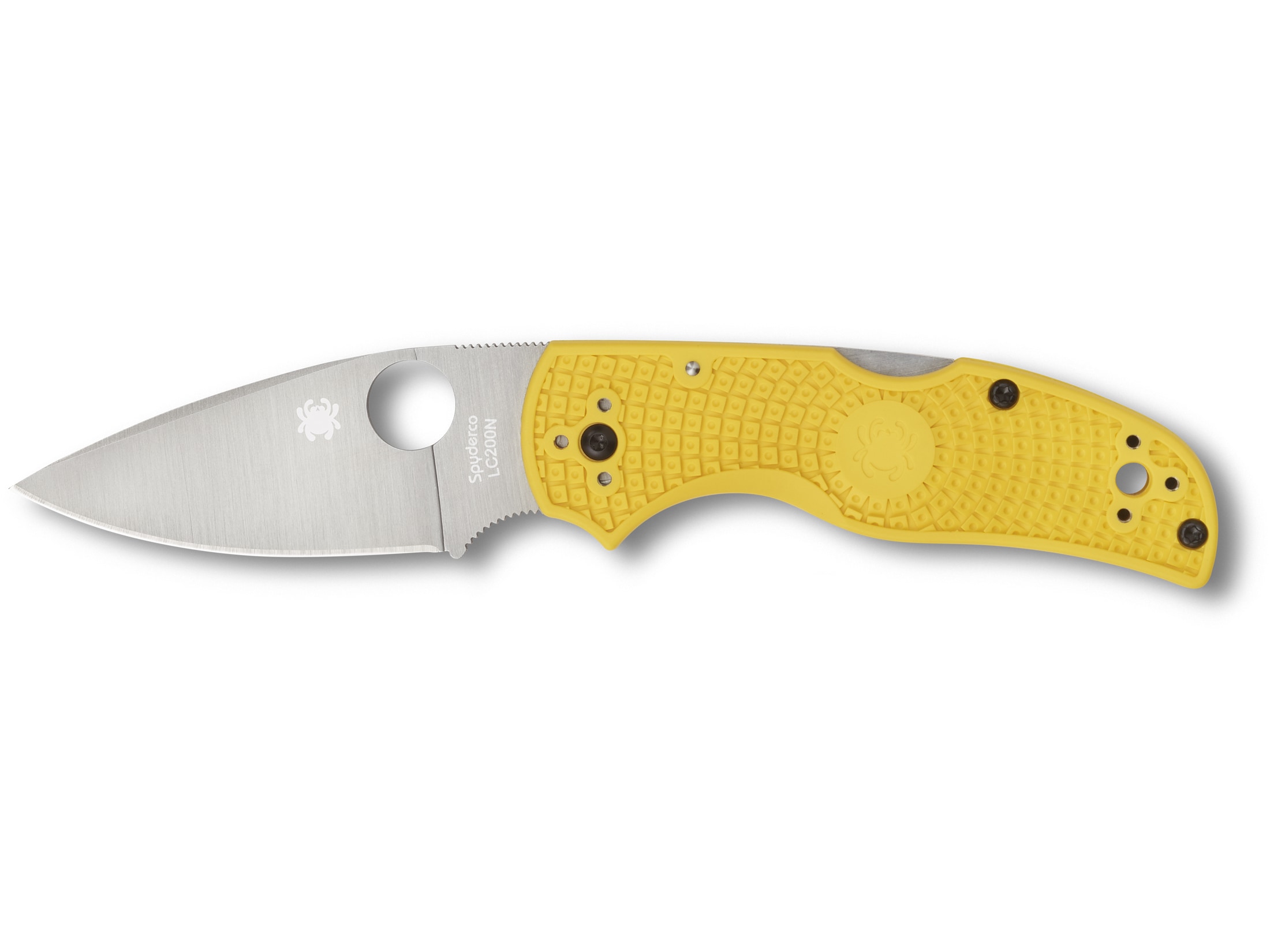 Spyderco Native 5 Folding Knife 3 Drop Point LC200N Steel Blade FRN