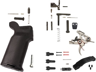 AR-STONER Deluxe Enhanced Lower Parts Kit with Magpul Magazine Release Button, Trigger Guard and Magpul Grip