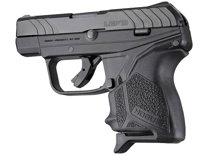 Hogue Handall Slip On Beavertail Grip Sleeve Ruger LCP II Rubber Black