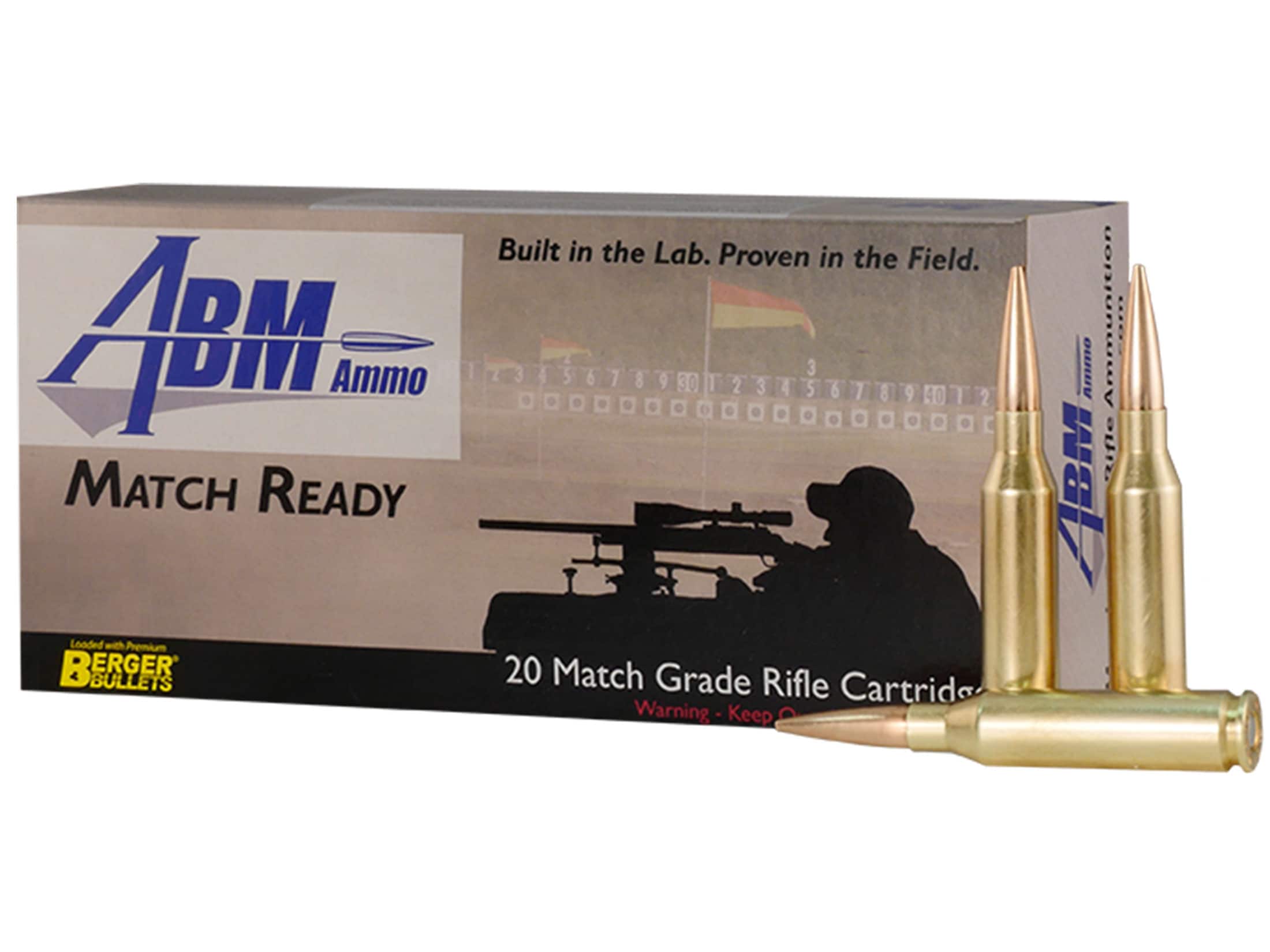 ABM Ammo Match Ready 260 Remington Ammo 140 Grain Berger Tactical