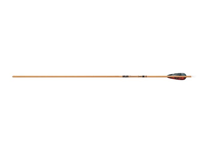 Gold Tip Traditional Hunter 400 Carbon Arrow 4" Feathers Wood Grain 6PK