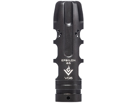 VG6 Precision Epsilon 65 Muzzle Brake 6.5mm 5/8"-24 Thread Stainless Steel