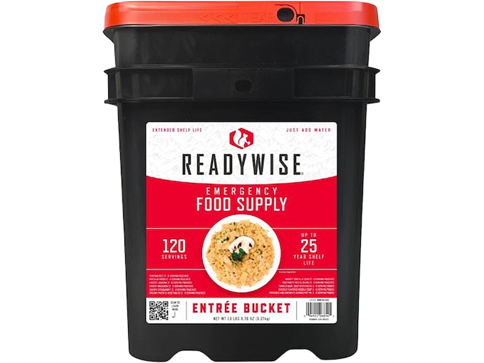 ReadyWise Stocking Up 120 Serving Entree Only Freeze Dried Food Bucket