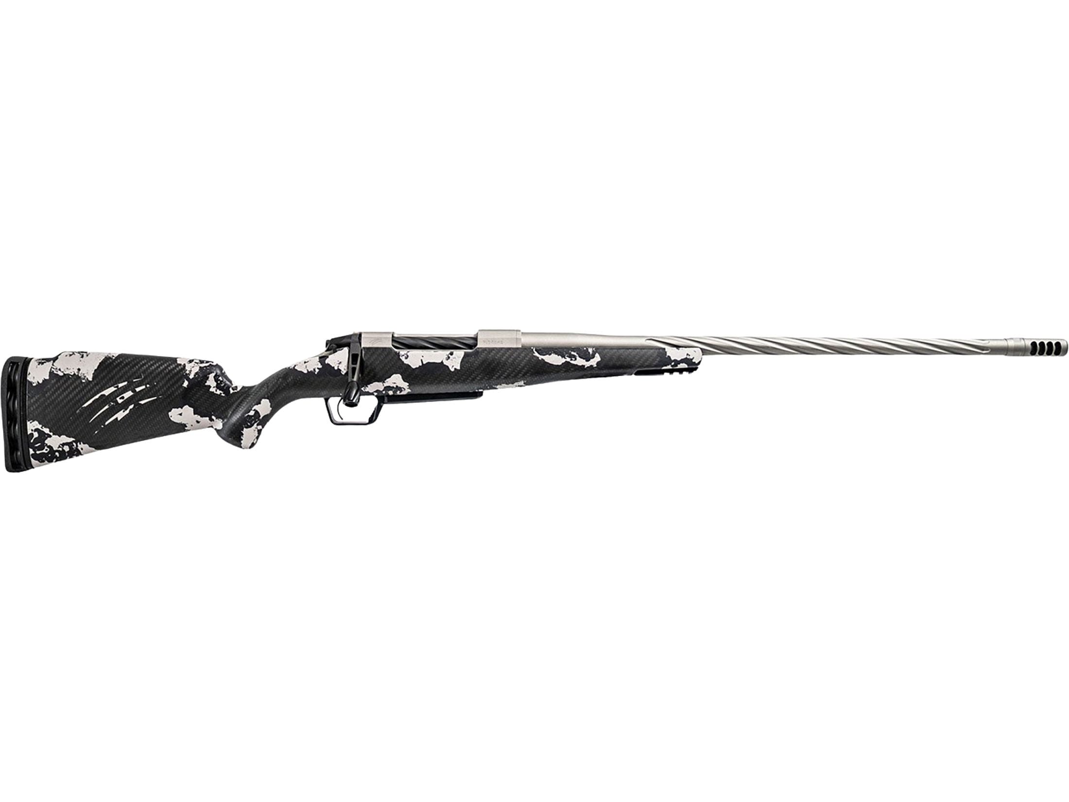 Fierce Firearms Twisted Rogue XP Bolt Action Rifle 25 Creedmoor 22" Fluted Tungsten Threaded Barrel Tungsten Frame Phantom Field Stock