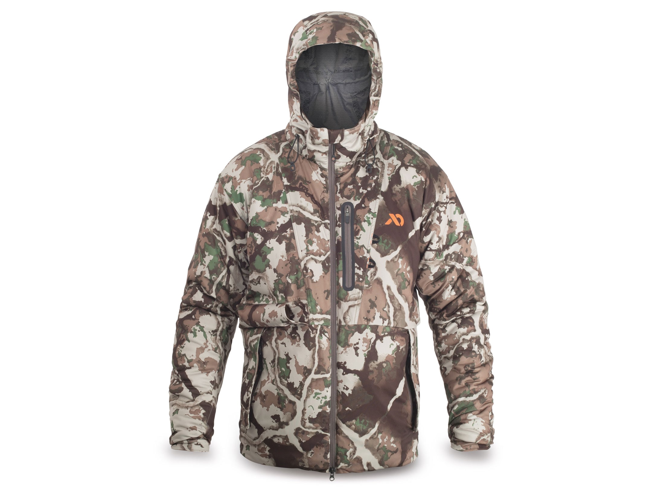 First Lite Men's Woodbury Insulated Jacket Synthetic Blend Fusion Camo