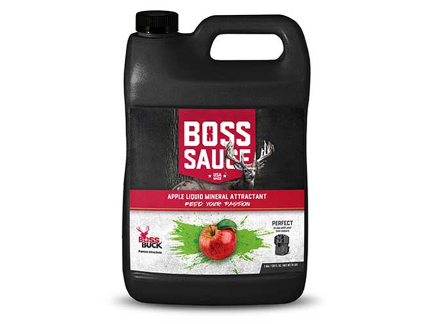 Boss Buck Boss Sauce Apple Liquid Mineral Attractant 1 Gallon