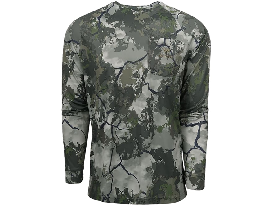 King's Camo Men's Hunter Long Sleeve T-Shirt Poly Realtree Edge Medium