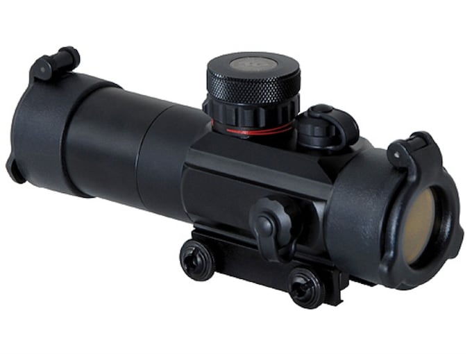 TRUGLO Tactical Red Dot Sight 30mm Tube 1x 3 MOA Circle Dot Red and Green Reticle with Integral Weaver Base Matte Black