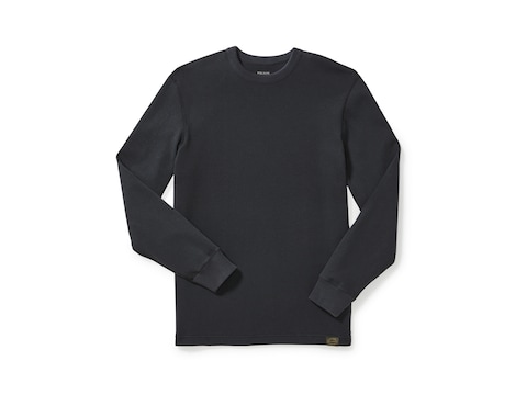 Filson Men's Waffle Knit Thermal Crew Long Sleeve Shirt Cotton