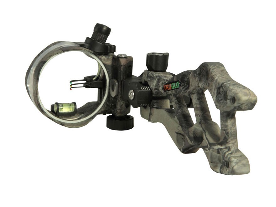TRUGLO Rival Hunter 3Pin Bow Sight .029 .019 .010 Diameter Pins