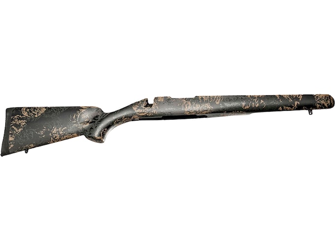 Christensen Arms FFT Sporter Stock for Remington 700 Short Action Right Hand Carbon Barrel Contour Green/Black/Tan