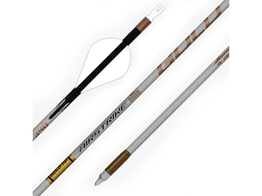 Gold Tip Hunter XT 340 Carbon Arrows 6-Pack - 32" Length, 2" Raptor-X Vanes, Black, For Compound Bows