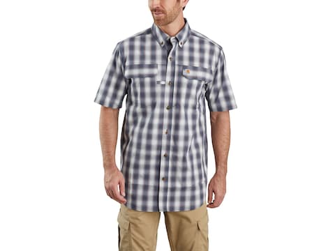 Carhartt Men's Force Lightweight Short Sleeve Shirt Bluestone 3XL