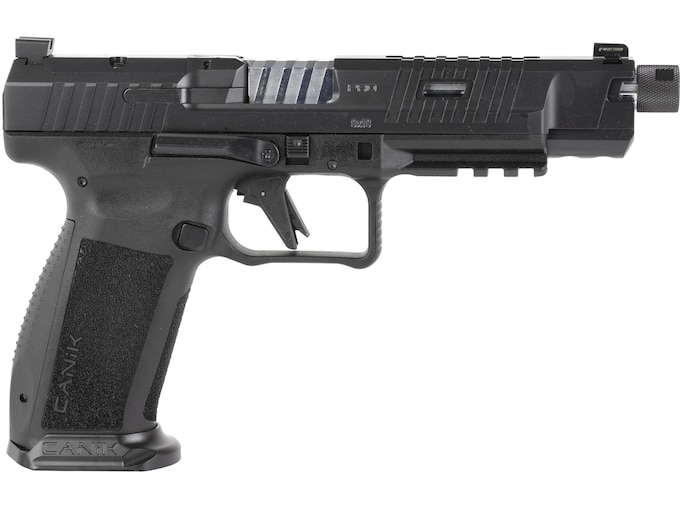 Canik METE SFx Pro 9mm Luger Pistol 5.74″ Threaded Barrel 20+1 Round Black Cerakote Slide Black Grip Black Frame – Open Box