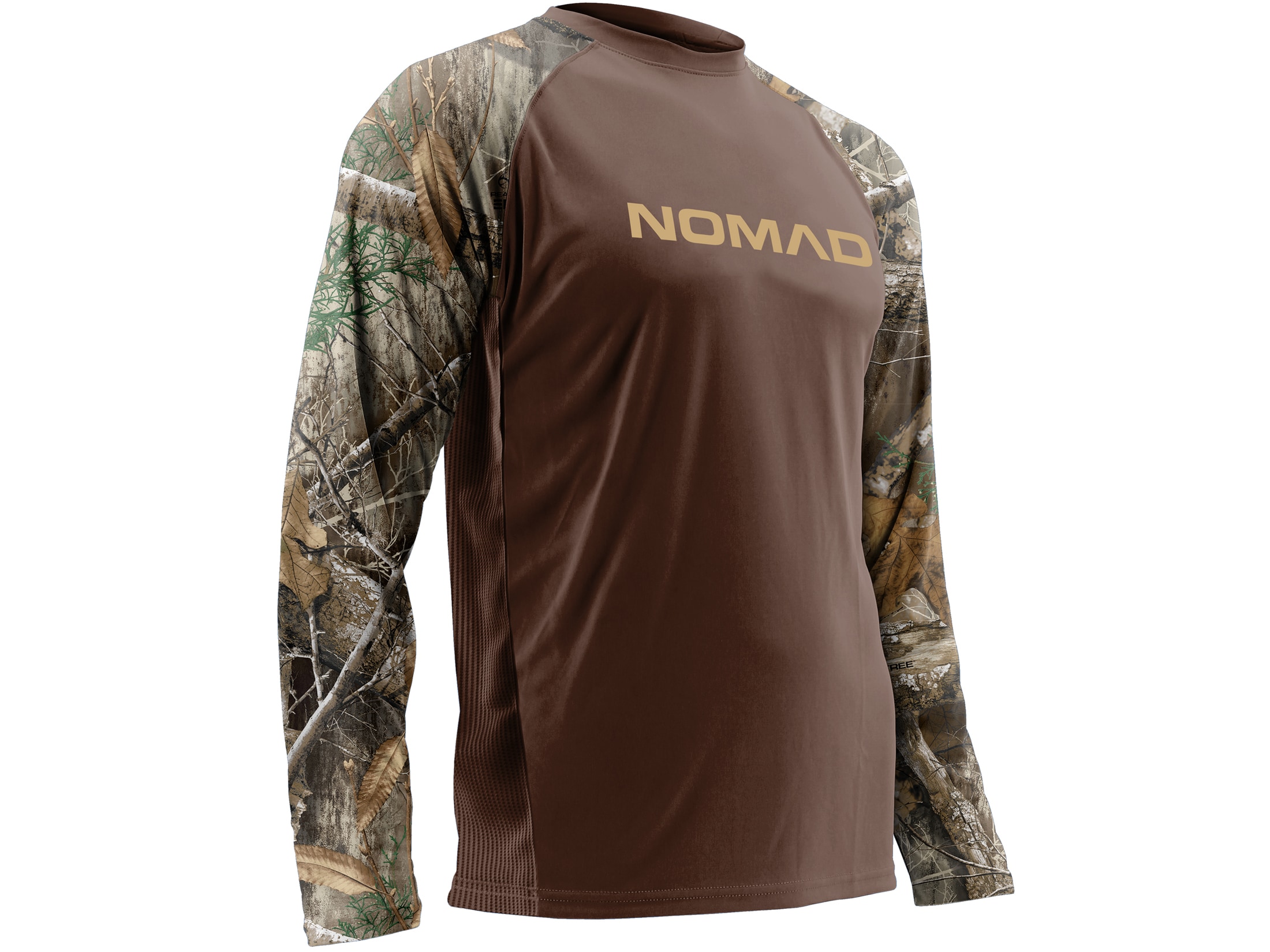 Download Nomad Men's Raglan T-Shirt Long Sleeve Polyester Mossy Oak ...