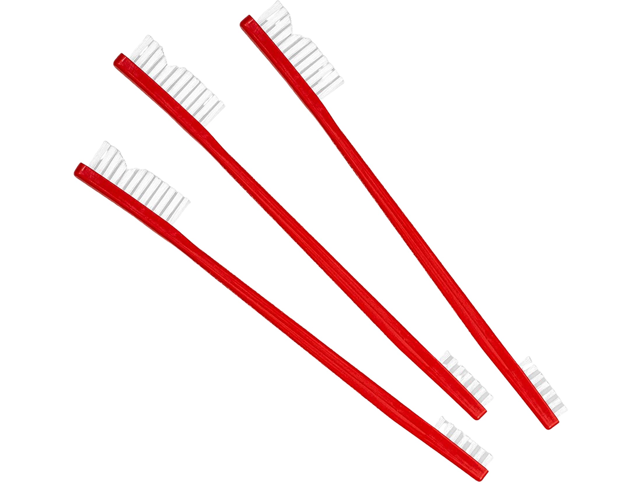 Shooters Choice All Purpose Brushes Red Nylon 3PK