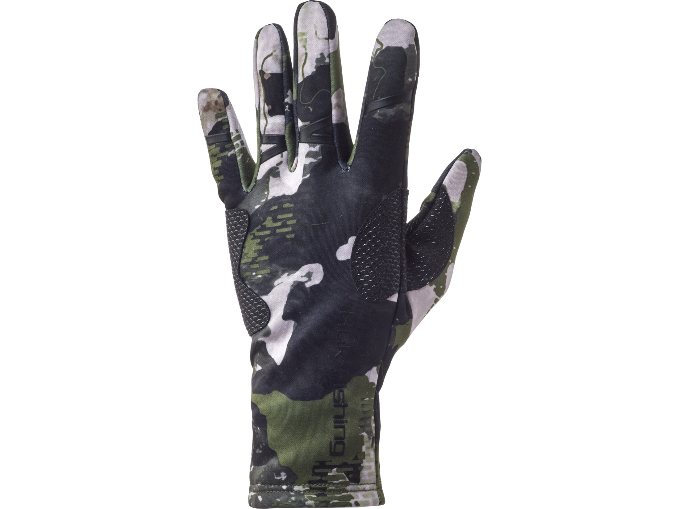 Huk Men's Refraction Liner Fishing Gloves Hunt Club Camo Small/Medium