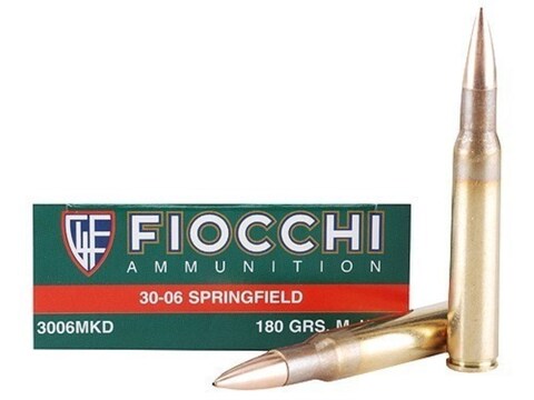 Fiocchi Exacta Ammunition 30-06 Springfield 180 Grain Sierra MatchKing Hollow Point Box...