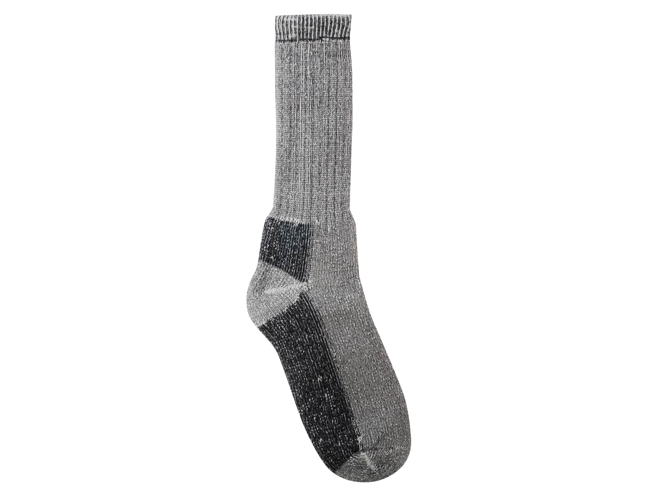 Drake Merino Crew Socks Wool Blend Gray Large
