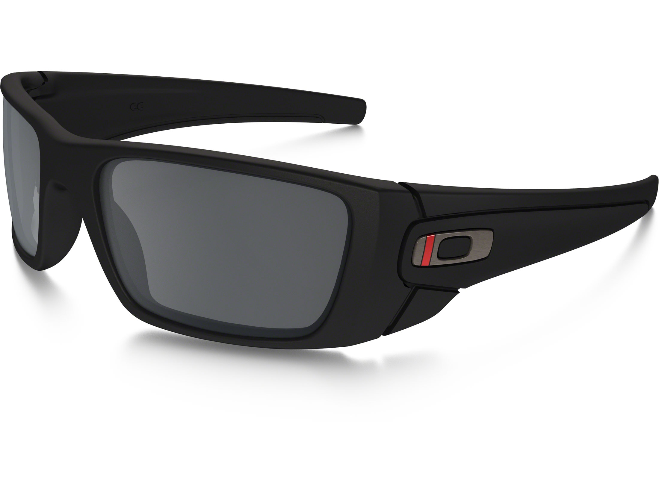 Oakley SI Fuel Cell Thin Red Line Sunglasses Black Frame/Gray Lens