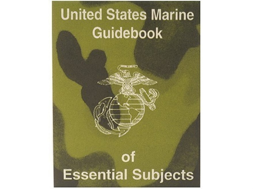 U.s. Marine Guide Book Of Essential Subjects Military Manual By U.s.