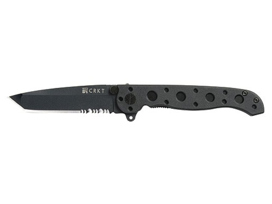 CRKT M16 - 03BK Pocket Knife 3.55 Spear Point 12C27 Sandvik Black PVD