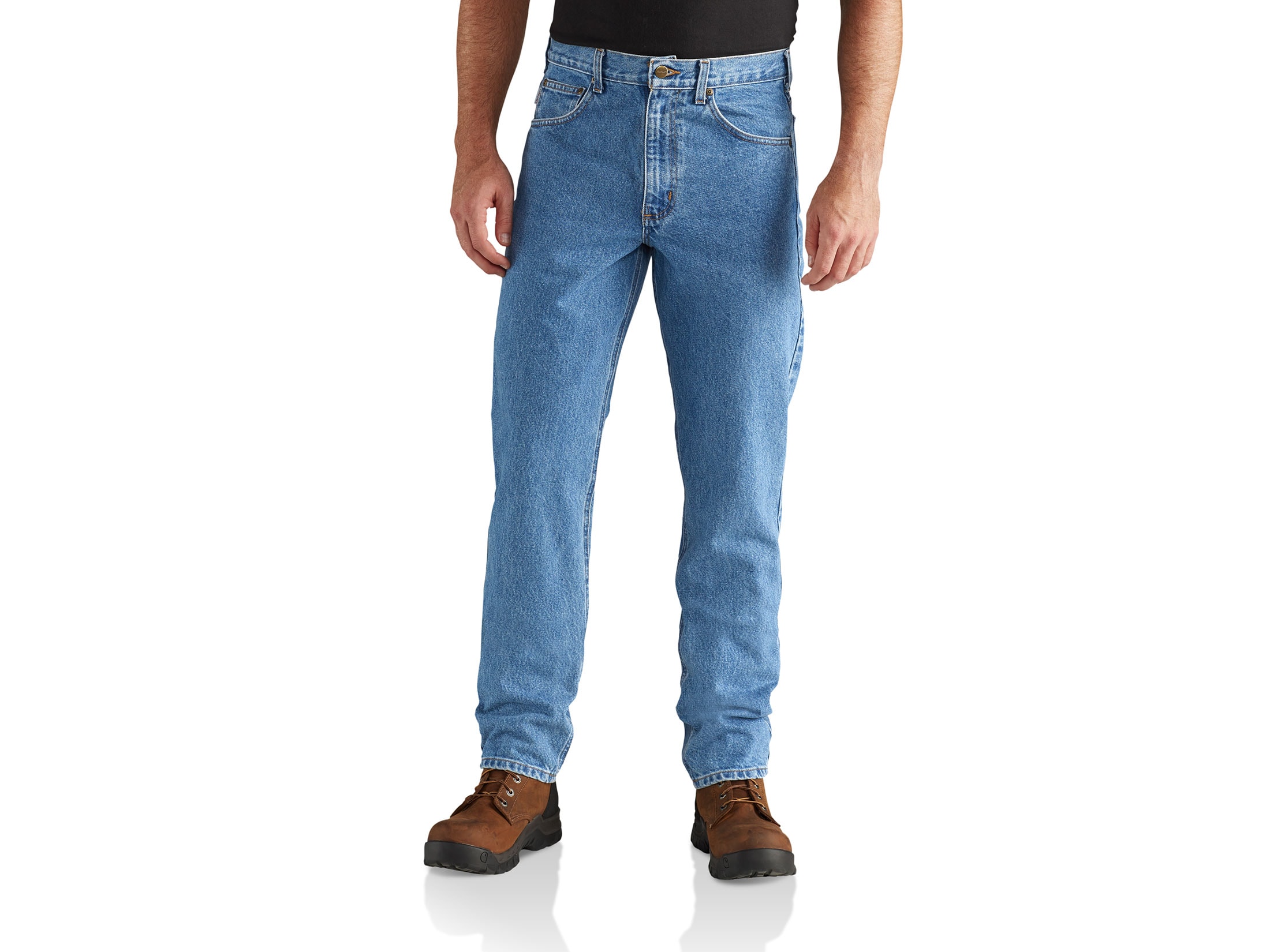 Carhartt Men's Straight Fit Heavyweight 5 Pocket Tapered Leg Jeans