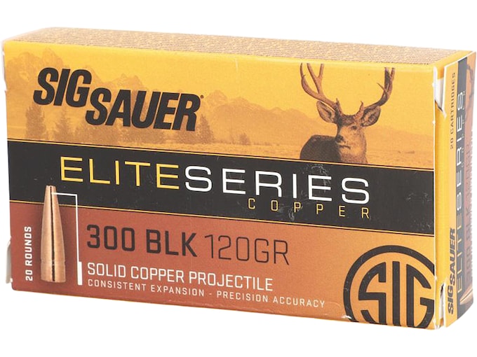 Sig Sauer Elite Performance Hunting Ht Ammo 300 c Blackout 1 Grain