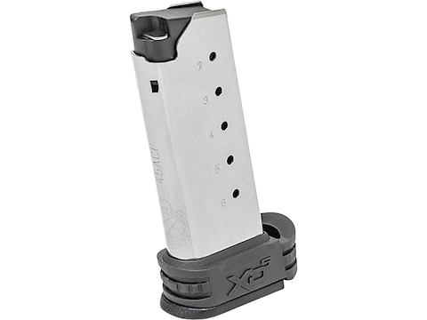 Springfield Armory Magazine Springfield XD-S 45 ACP with Backstrap 1 and 2 Stainless Steel
