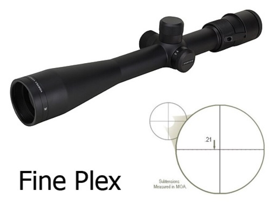 Vortex optics viper rifle scope 30mm tube 6 5 20x 44mm side focus