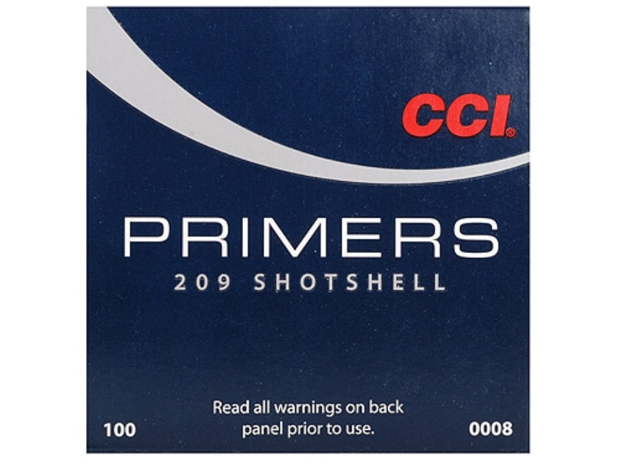 Cci 209 Primers Shotshell Box Of 1000 10 Trays Of 100 Edge Rise